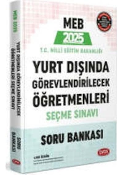 Data Yayınları 2025 MEB Yurt Dışında Görevlendirilecek Öğretmenleri Seçme Sınavı Soru Bankası