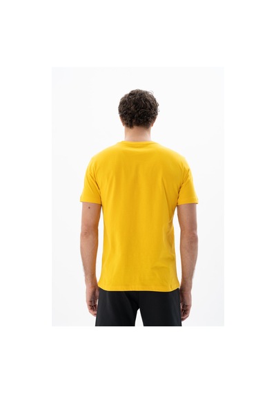 AR-MA Arma Erkek Regular Fit Bisiklet Yaka Tişört Y25344403001 Sarı