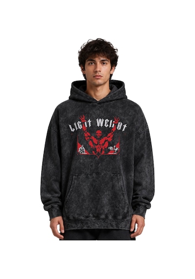 Sevbano Ronnie Coleman Fitness Gym Bodybuilding Baskılı Unisex Oversize Y Siyah