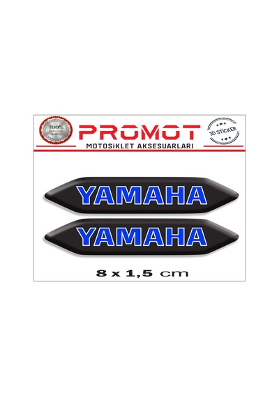 Yamaha 3d Kabartmalı 2'li Damla Sticker 002