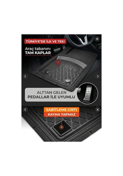 Renault Taliant Premium Üniversal Oto Paspas 4d Havuzlu