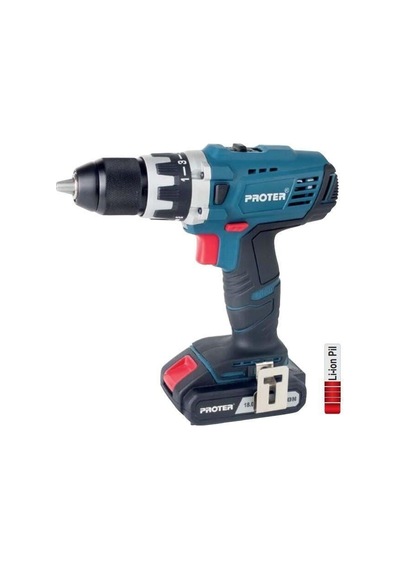 Proter PST 414 Sl 13 MM Şarjlı Matkap