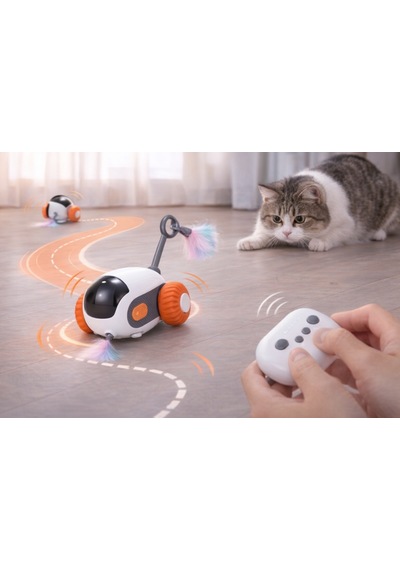 Runaway Uzaktan Kumandalı Robot Kedi Oyuncağı Şarjlı