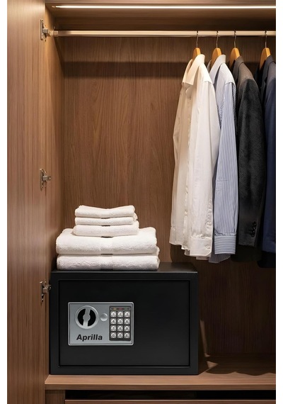 Aprilla Asb-8805 Elektronik Para Kasası Şifreli & Anahtarlı & 16 L Kapasite