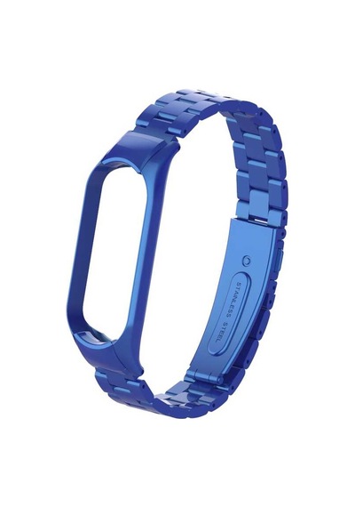 Xiaomi Mi Band 5 Uyumlu Krd-04 Metal Mkst Kordon-lacivert