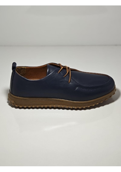 Cem Pekşen Bablin 2610 Kadın Günlük Deri Comfort Ayakkabı Lacivert