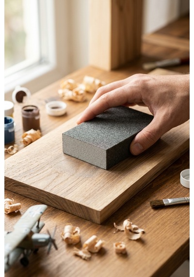 80 Ve 150 Kum Kubik Sünger Zımpara 100x70x25 Mm 2 Adet Takoz El Zımparası Seti