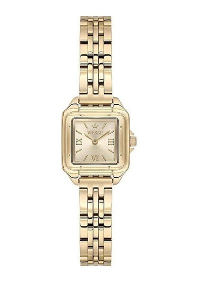 Wesse Wwl116004 Quartz Çelik Altın Rengi 27x20 Mm Kadın Kol Sati