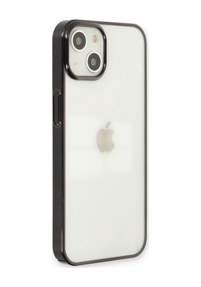 Apple Uyumlu   iPhone 14 Plus Kılıf Element Silikon - Siyah