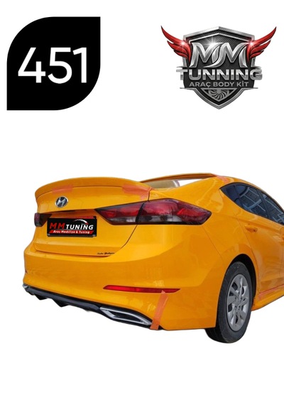 Mmtunning Hyundai Elantra 2016 Kasa Arka Difüzör