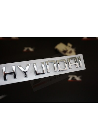 Hyundai Krom Bagaj 3m 3d Krom Abs Logo Amblem