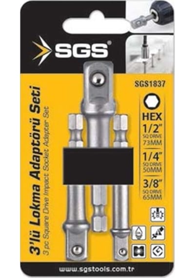 Sgs Lokma Adaptör Seti 3lü2823