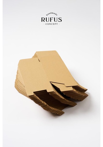10,5x10,5x18cm Kilitli Kraft Kutu 25 Adet Beyaz