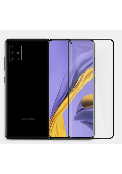 Samsung Galaxy Uyumlu A51 5d Mat Seramik Tam Kaplayan Ekran Koruyucu Cam