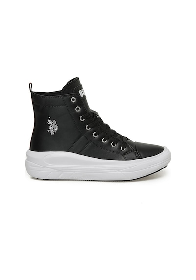 U.S. Polo Assn. CLEMENTINE PU 3PR Kadın  Siyah Sneaker