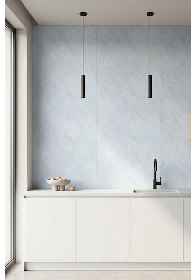 120 Cm X 280 Cm Duvar Paneli,salon,duvar,tv Ünitesi-açık Yeşil Mermer Desen Mt205-120x280