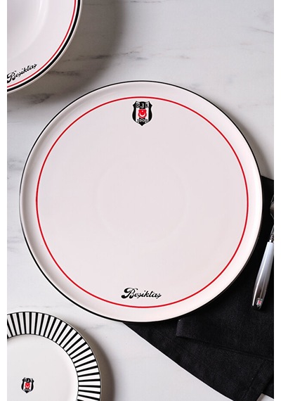 Karaca X Beşiktaş Pizza Tabağı 32 Cm Siyah