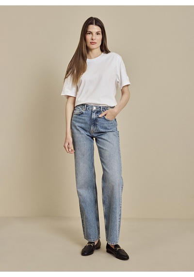 Brooks Brothers Mavi Kadın %100 Pamuk Denim Pantolon Bbss26fdp003