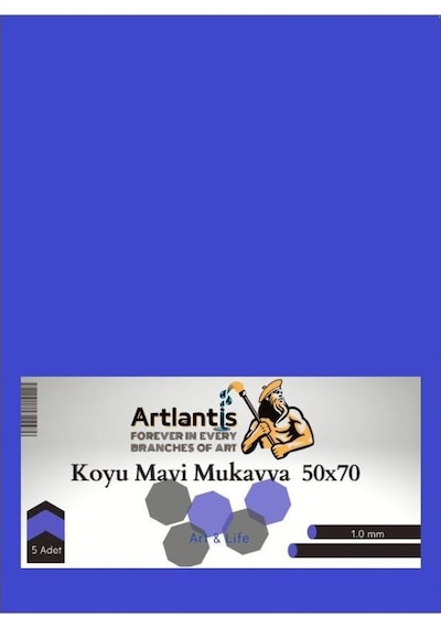 Renkli Mukavva 50X70 5 Adet Artlantis Renkli Mukavva 5 Adet