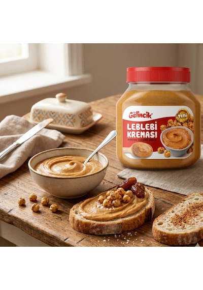 Katkısız Doğal Leblebi Kreması 650 Gr Geleneksel Ve Besleyici Ezme