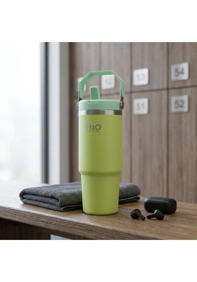 Paslanmaz Çelik Termos Matara - 900 Ml 1 Litre Kapasiteli, Pipetli Ve Emzikli Çelik Suluk 4 Renk Seçeneği Yeşil Açık Beyaz Paslanmaz Çelik Termos Matara - 900 Ml 1 Litre Kapasiteli, Pipetli Ve Emzikli Çelik Suluk 4 Renk Seçeneği Yeşil Açık Beyaz