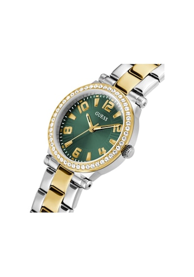 Guess Gugw0686l2 Altın Kaplama Yeşil Kadran Taşlı Kadın Kol Saati
