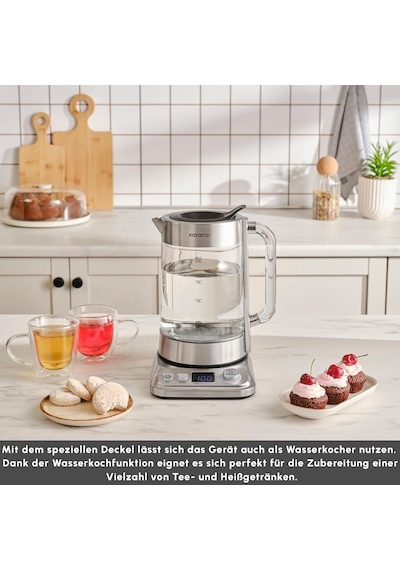 Refika'dan Xl Cam Çay Makinesi Chrome Diğer