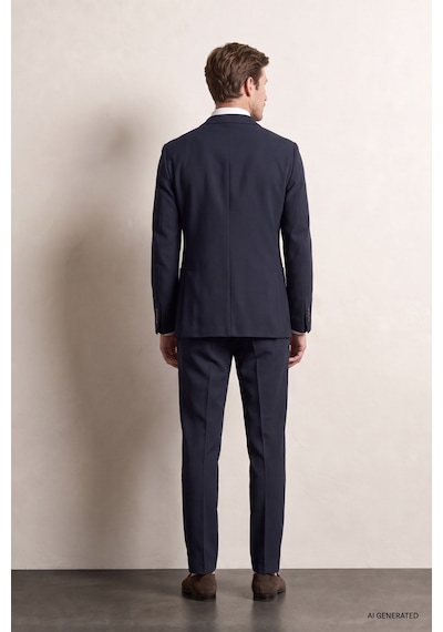 D'S Damat Ds Damat Comfort Lacivert Gofre Desenli Takim Elbise 6hc05ort00601 101
