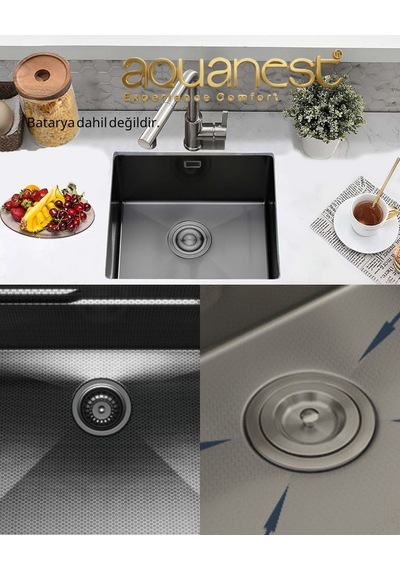 Hazeland Aquanest Urban Mutfak Evyesi 60 45 Antrasit