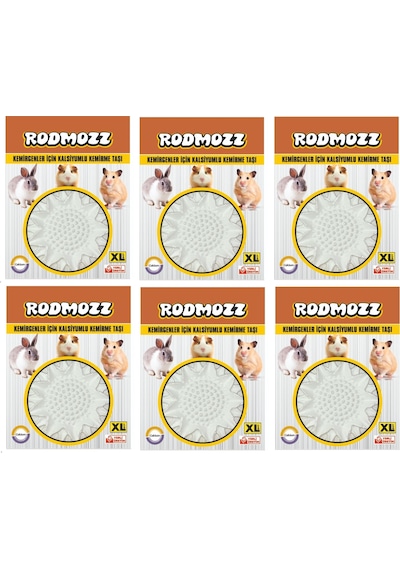 Rodmozz Kemirgen İçin Büyük Boy Kalsiyumlu Kemirme Taşı 6 Adet