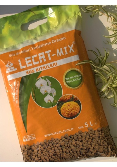 Tr Kil Bilyesi 5 Lt 0-3 Mm 3 Adet Süs Bitkileri Için Hidroponik Toprak Lecat Hidrokültür Toprağı