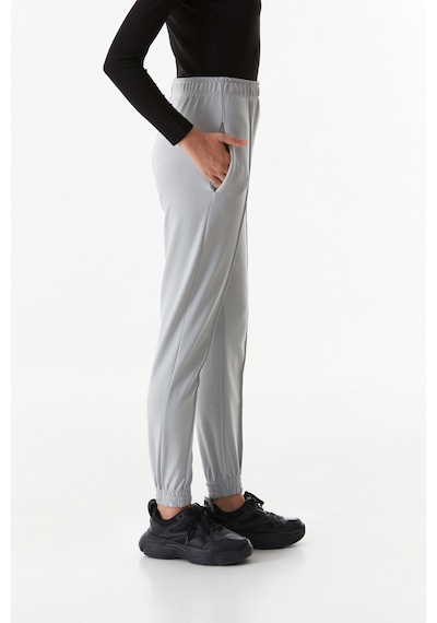 Fullamoda Kuş Baskılı Çimalı Jogger Eşofman Altı 25kgb6199213636-gri Gri