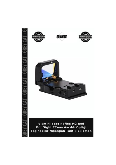Vism Flipdot Reflex M2 Red Dot Sight 22mm Avcılık Optiği Taşınabilir Nişangah Taktik Ekipman