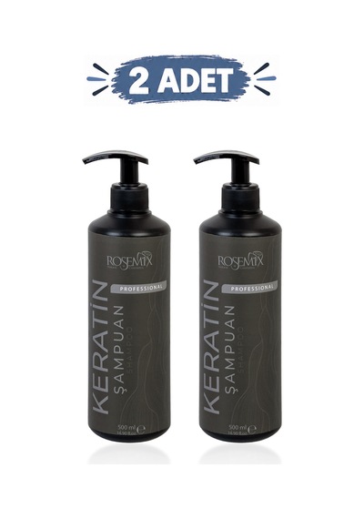 Rosemix - 880 - - Keratin Şampuan 500 Ml - 2 Adetlik - Concepta - Set Ürün Normal