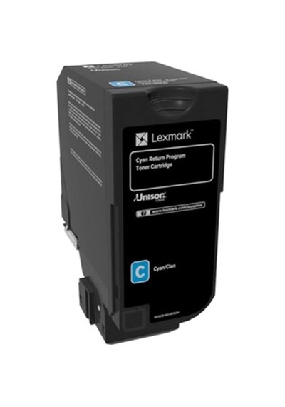 Lexmark 74c50c0 3.000 Sayfa Cyan Mavi Toner Cs720-725 Cx725 Kdo