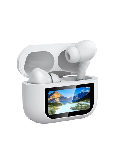 Btk-zr76 Anc Özellikli Dokunmatik Lcd Ekranlı Tws Kulak İçi Bluetooth V5.4 Kulaklık