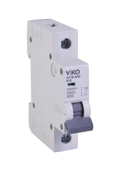 Viko 4vtb-1b16 Otomatik Sigorta 4,5ka B Tipi 1 Kutup 16a 10