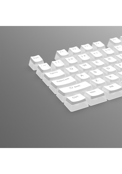 130 Keys Pudding Keycaps Klavye Tuş İki Renki Kalıplama Keycaps 15