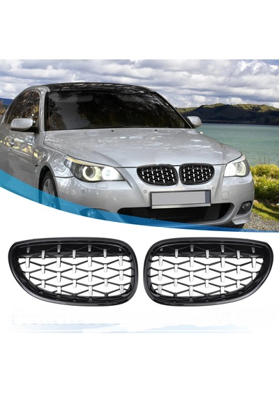 Bmw E60 2003-2004-2005 5.seri Daimond Ön Panjur Böbrek