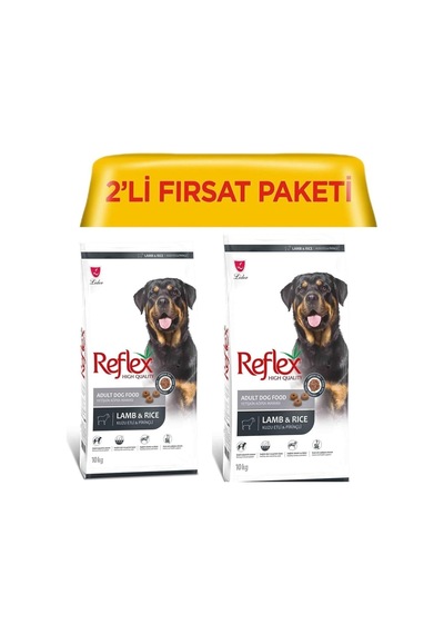 Tr Kuzu Etli & Pirinçli Yetişkin Köpek Maması, 10kg