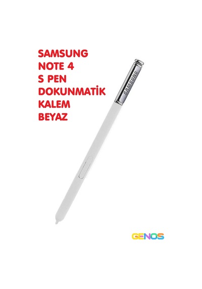 Samsung Galaxy Uyumlu Note 4 Dokunmatik Kalem Beyaz Renk