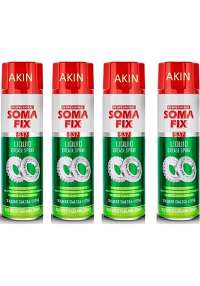 Somafix Sıvı Gres Yağlayıcı Spreyi 4 x 500 ML