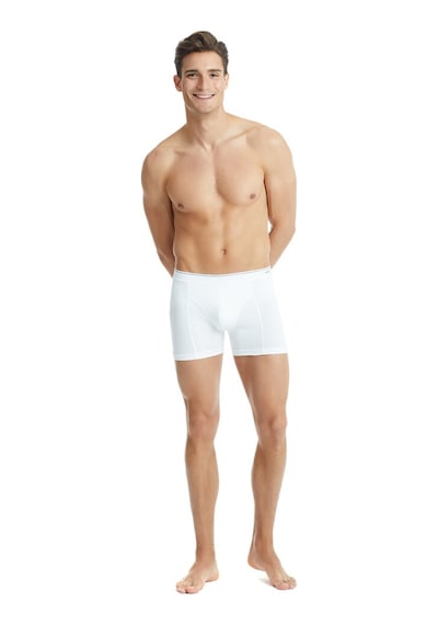 Blackspade Erkek Pamuk Elastan Boxer Tender Cotton 9233 - Beyaz