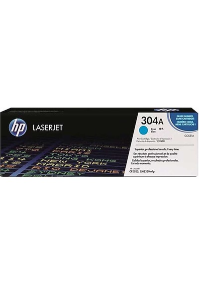 Hp 304a-cc531a Mavi Toner- B Grade