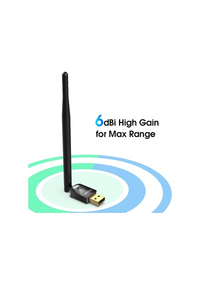 Pc İçin Usb Wifi Adaptörü, Masaüstü Dongle High Gain 6dbi Anten Desteği, Masaüstü Dizüstü Bilgisayar Desteği, Windows 10/8/7/xp/vista, Mac 10.6-10.11 İle Uyumlu Pc İçin Usb Wifi Adaptörü, Masaüstü Dongle High Gain 6dbi Anten Desteği, Masaüstü Dizüstü Bilgisayar Desteği, Windows 10/8/7/xp/vista, Mac 10.6-10.11 İle Uyumlu
