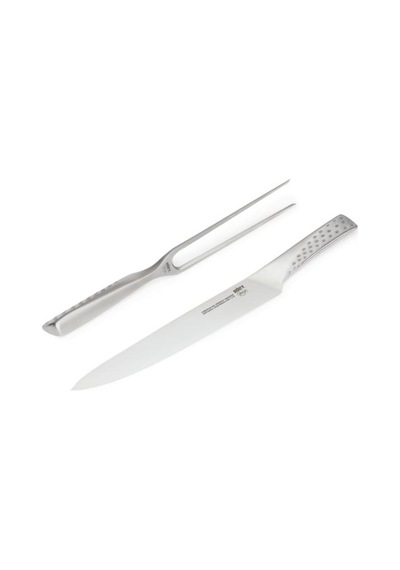 Weber Deluxe Carving Set 17074 Et Bıçağı & Çatalı Paslanmaz Çelik Ergonomik Saplar Bıçakta Keskin Dişler-106