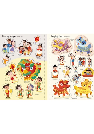 Little First Stickers Chinese New Year Usborne Publishing