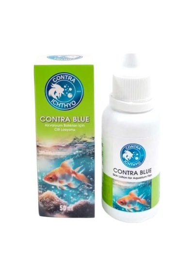 Nanbell Contra Ichthyo Contra Blue Metilen Mavisi Akvaryum Balıkları İçin Cilt Losyonu 50 Ml