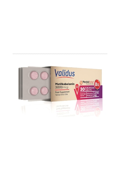 Vitamin B12 3000 Mcg Sublingual 30 Blister Tablets