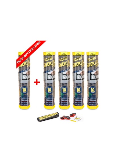 Hazır Sineklik 75X150 Cm (Pencere Için) - 5 Li Paket